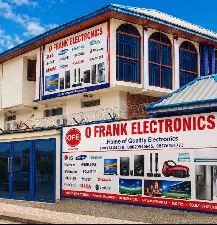O. Frank Electronics shop front